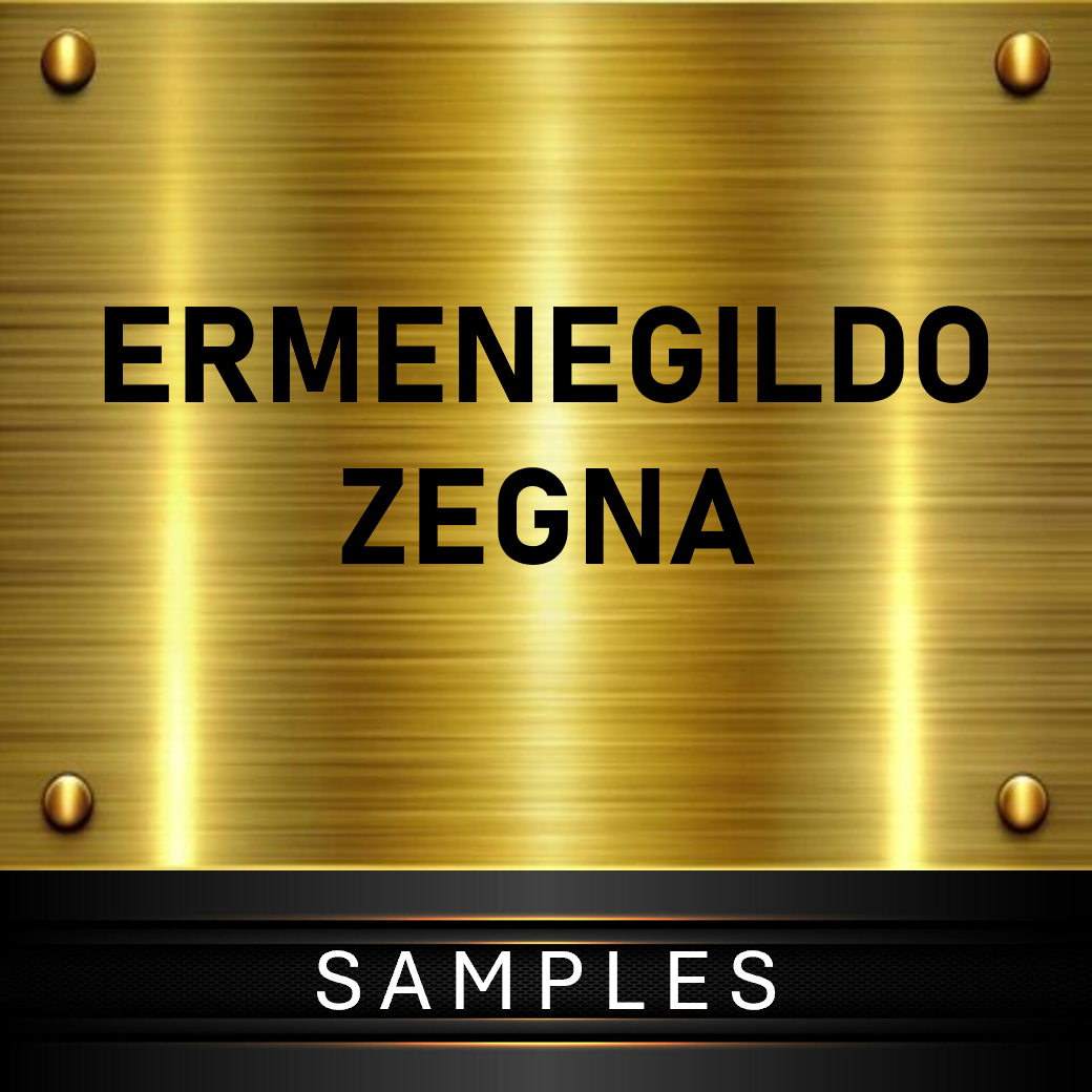 ERMENEGILDO ZEGNA SAMPLES